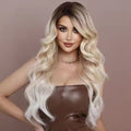 Platinum lace front wavy wig 13*5 t lace front