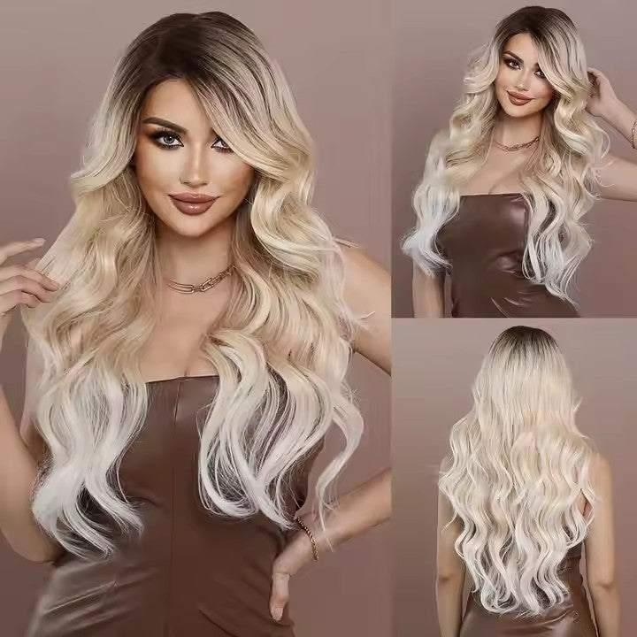 Platinum lace front wavy wig 13*5 t lace front